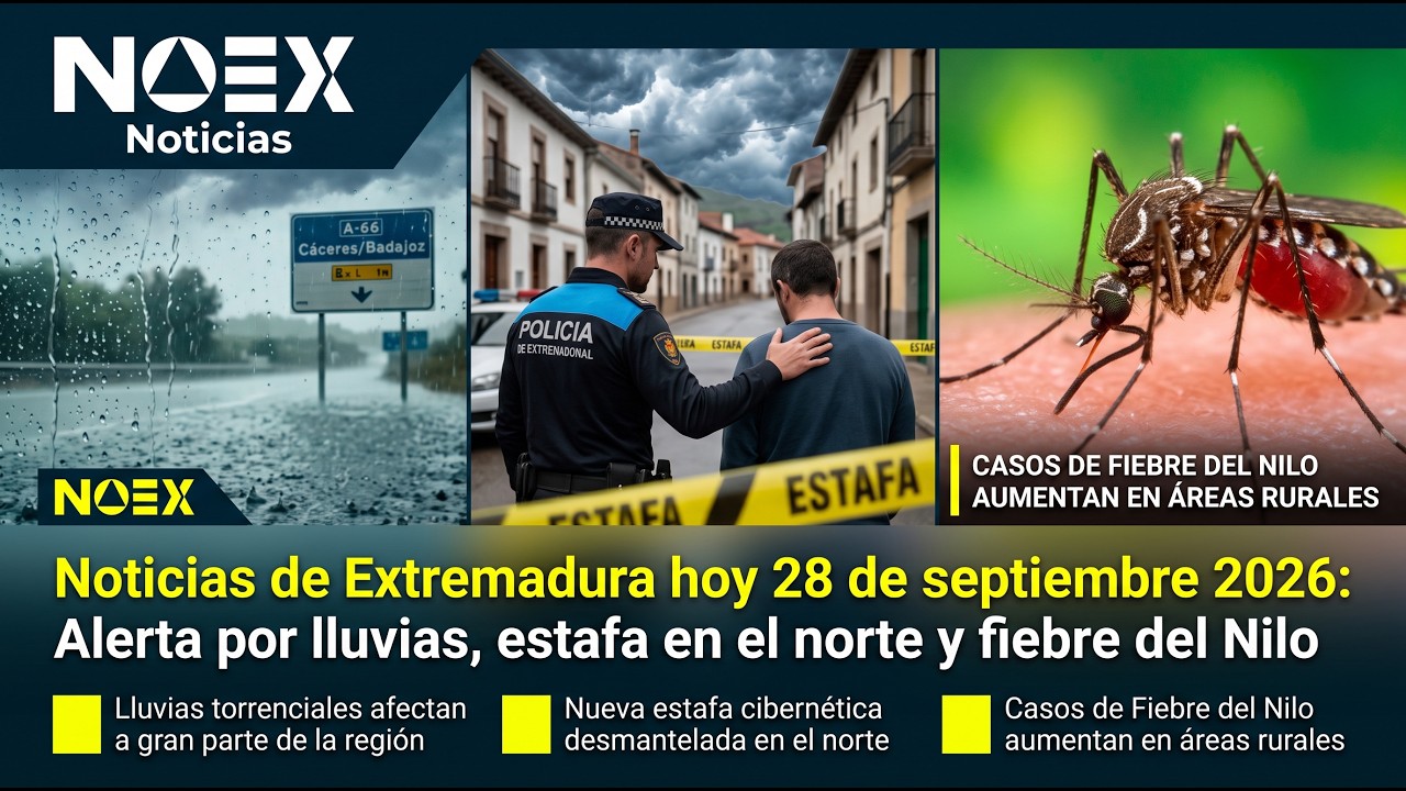 Extremadura noticias  hoy 28 septiembre 2026 NOEX