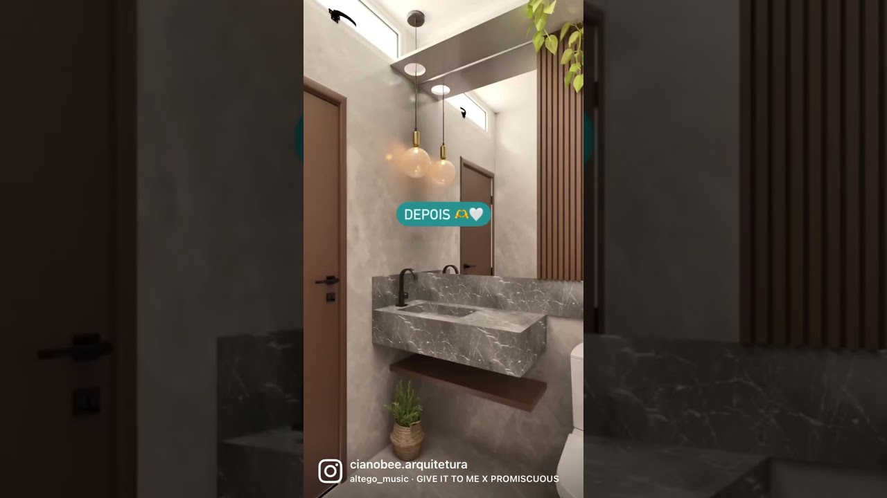 ANTES x DEPOIS lavabo maravilhoso! 