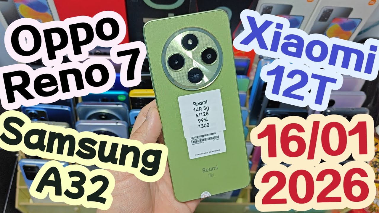 076 734 7340 - 16/01/2026 - Xiaomi Mi 11T - Oppo A78 - Samsung A70 - Poco M5 - Redmi Note 11 Pro