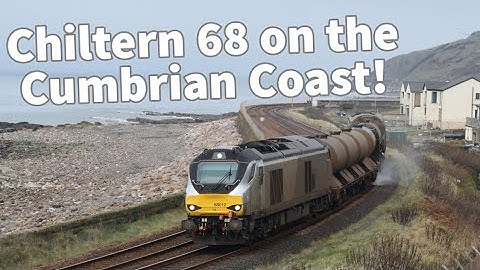 Class 68 012 & 003 at Parton with RHTT - 29/11/22