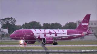 Wow Air A320-251N Tf-Neo Takeoff At Montreal-Trudeau Yul June 15, 2017