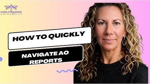 Quick version of how to navigate your AO scan reports