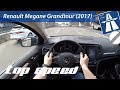 Renault Mégane Grandtour (2017) on German Autobahn - POV Top Speed Drive