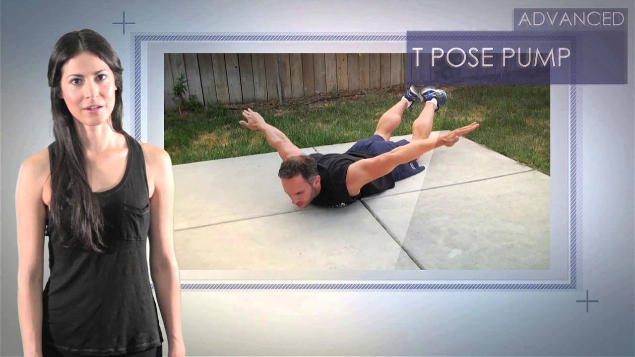 How to Do the T Pose  Back Workout 