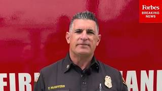 JUST IN: Orange County Fire Chief Delivers Updates On Toxic Chemical Spill In California