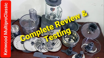 Kenwood multipro classic food processor complete review and testing||#Kenwood #Multipro