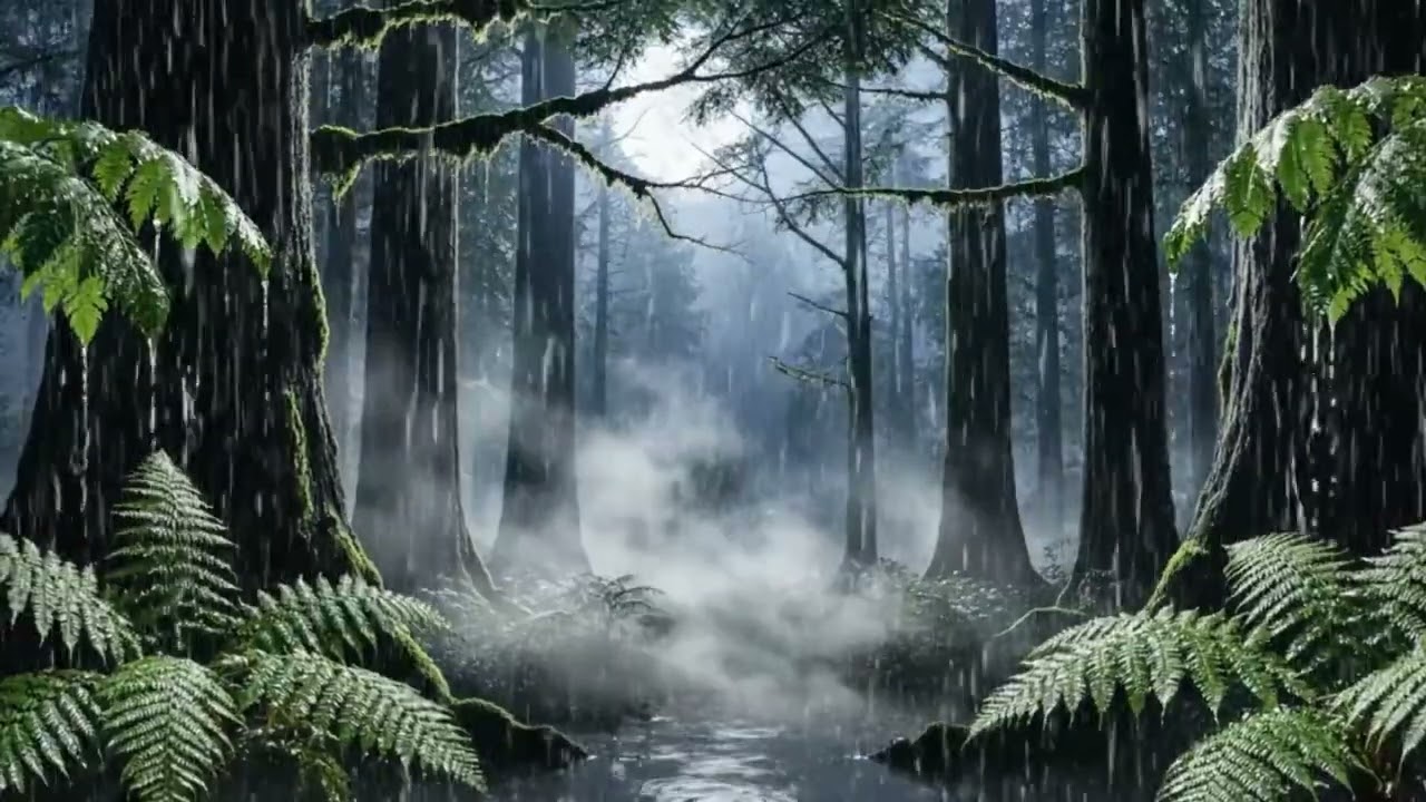 Deep Forest Rain Sounds for Sleep Night Rain in the Woods |Sound Healing #rainsounds #sleepmusic 