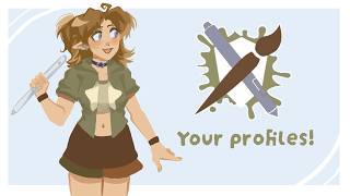 looking at YOUR Artfight profiles!