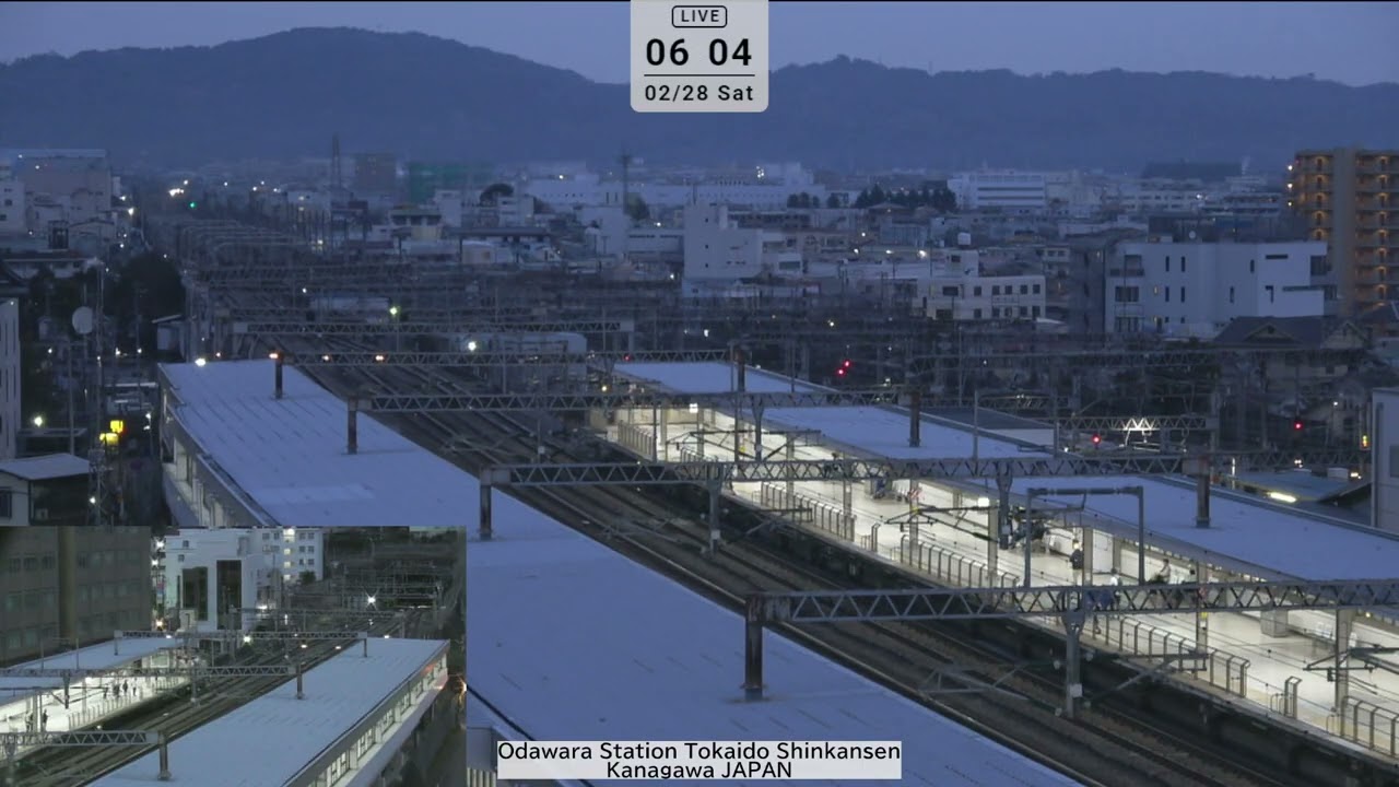 【アーカイブ】2026年02月28日05時～翌13時小田原駅ライブカメラ