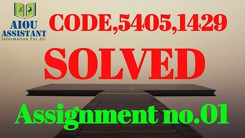 Aiou solved Assignment autumn 2020 || Aiou BED solved Assignment Autumn 2020