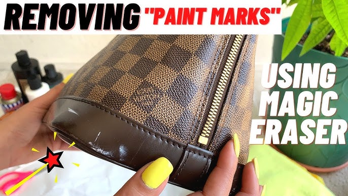 Ara's Vintage - How to remove heat Stamp initials in Louis