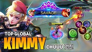 SAVAGE! Kimmy With Jungle Build [Former Top 1 Global Kimmy] By CHUUU 멋진 - Mobile Legends