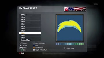 *REDONE* How to make a Chargers Emblem in Black Ops