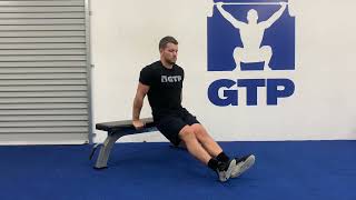 Eccentric Bench Dips