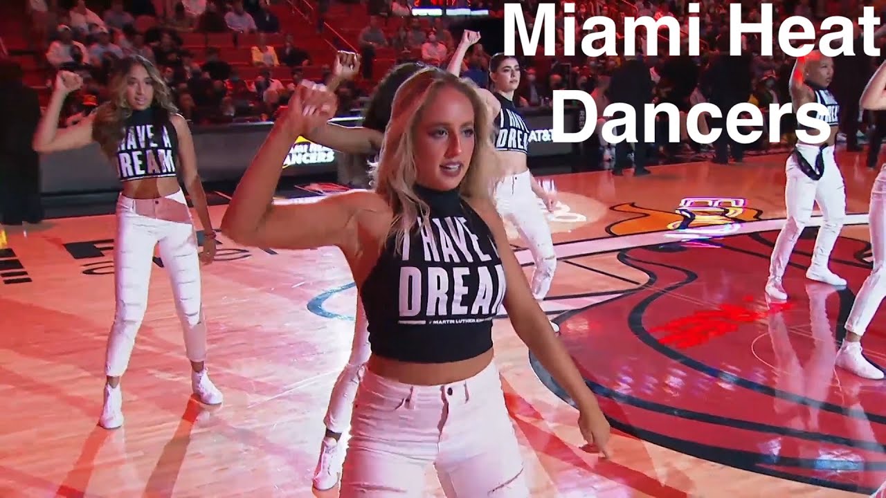 The Miami Heat Dancers 4 time winners of the NBA's Most Popular