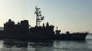 TV-3518 練習艦せとゆき出航