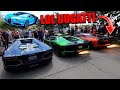 How To EMBARRASS Hypercar Owners...REV 5 LAMBORGHINIS!!! *Triple F Collection Event Pt.1*