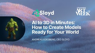 AI to 3D in Minutes: How to Create Models Ready for Your World | Decentraland Art Week