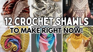12 CROCHET SHAWLS You’ll Want to Make RIGHT NOW!