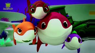 GRANDMA SHARK with Mr. Octopus! 🦈🐙 Doo Doo! 🎶 | Pinkfong ( Amazing Color Ripple Effect )
