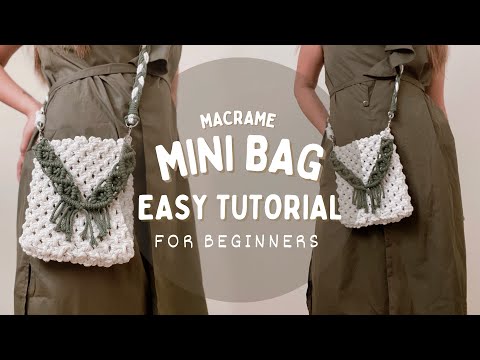 NKNIT suede macrame bag 【small】 suede macrame bag [small] – NKNIT