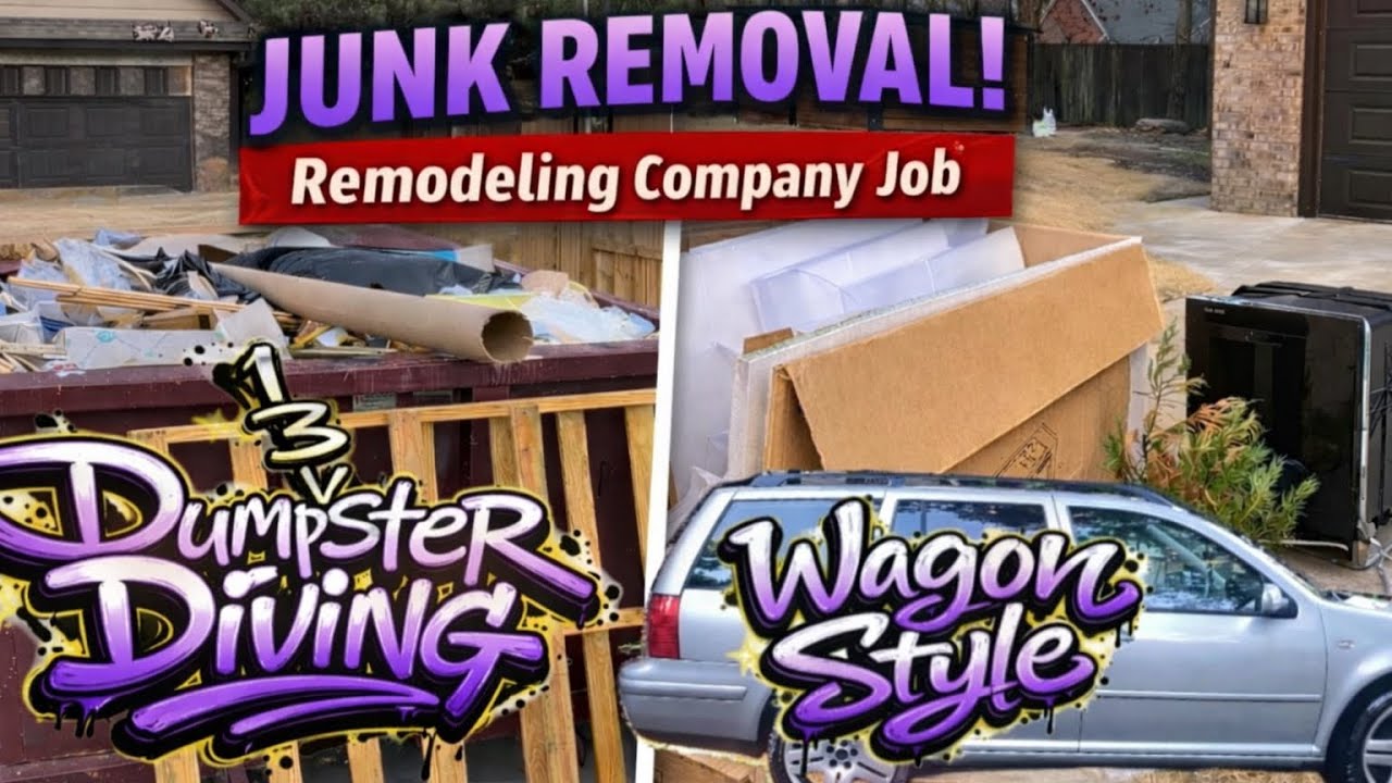 “Contractor Needed This Gone… So I Jumped In the Dumpster”