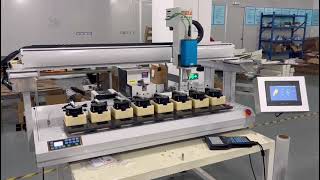 Auto nut assembly machine, servo motor screwdriver machine, real-time torque display, China factory
