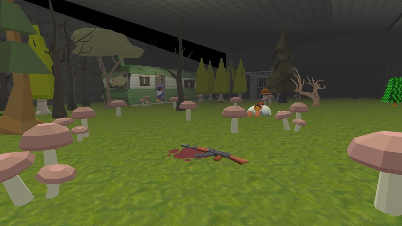 пошли за грибами в базе отчимов (день 2)