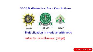 modular arithmetic 4 how to perform multiplication in modular arithmetic (English)