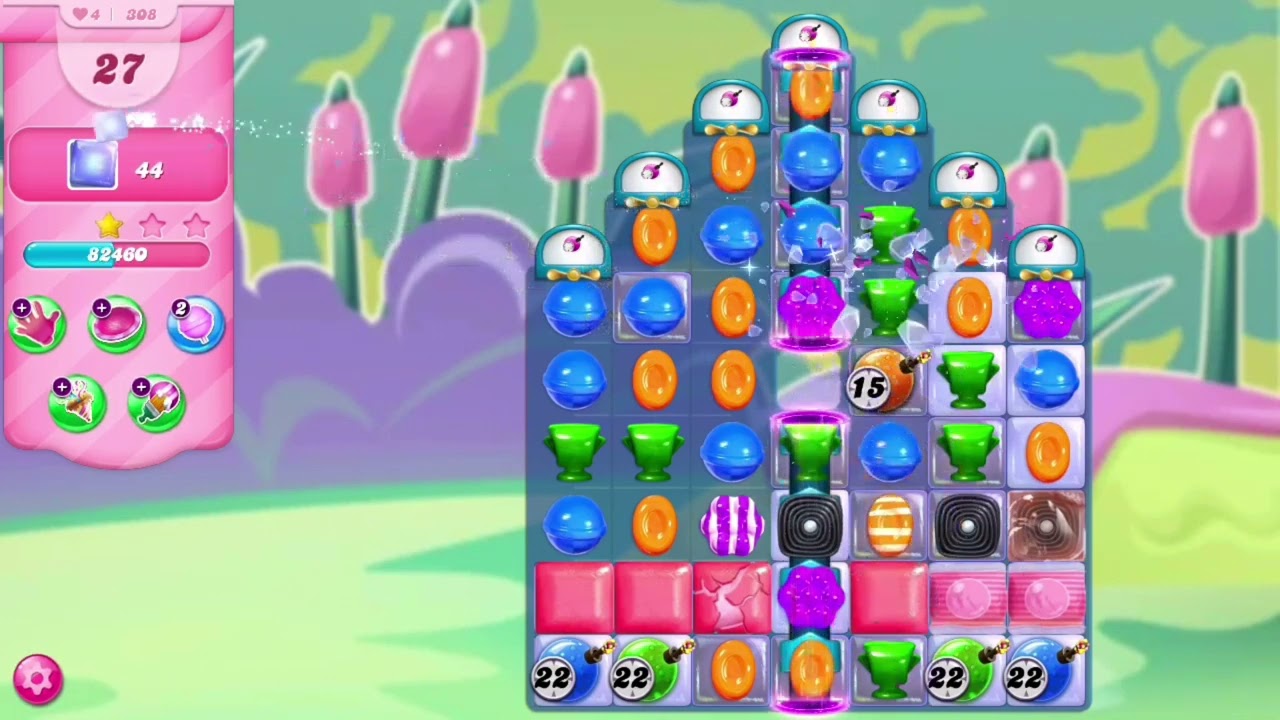 Candy crush Saga_level 305-309 @UF ¥ FAMILY - YouTube