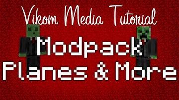 Minecraft - PC/MAC 1.8.1 Planes v16 & More - Easiest Mod Install Ever! Suits in Sack Modpack Tut
