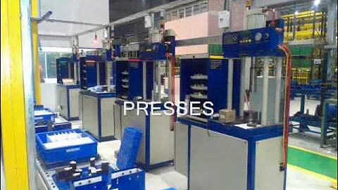 Assembly line for gearbox