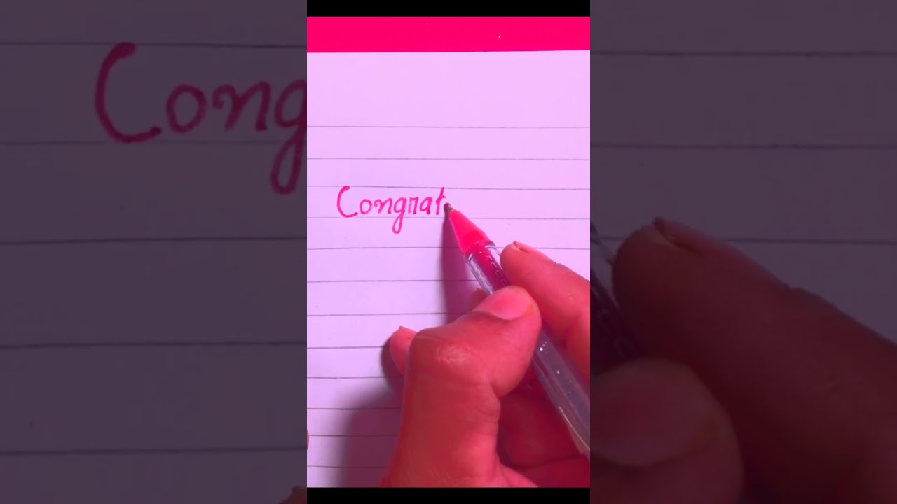  Congratulation Writing Congratulations Shorts