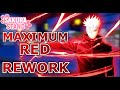 Sakura stand  gojo reworked maximum red  counter