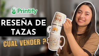 RESEÑA de TAZAS en Printify  Que taza vender AHORA MISMO! Print On Demand  Gana Dinero Desde Casa