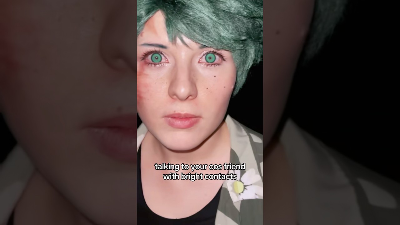 after a long day and our contacts hated us but i think it ads #mha #mhacosplay #bakudeku #bnha