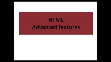 Class 7 Computer Chapter 7 HTML Advanced Features