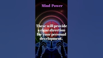 Mind Power 5 | Set Clear Goals #shorts #power