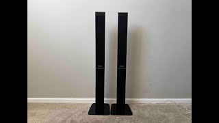 Panasonic SB-HF950 Home Theater Tower Front Surround Speakers