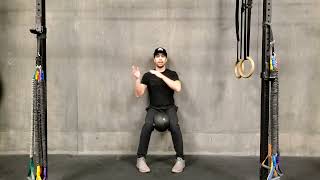 Knee Squeeze Wall Sit (for VMO strength)