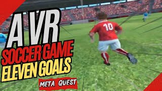 Eleven Goals VR game: Full 11 on 11 Gameplay with CubanMarleyVR screenshot 4