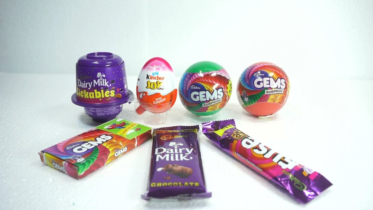 Cadbury Fuse,Kinder Joy,Gems Surprise Ball and Other Chocolates YouTube