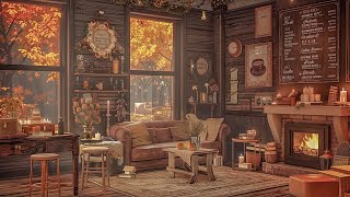 Cozy Cabin Porch Coffee Shop Ambience☕With Relaxing Piano Jazz for Working, Studying, Sleep #8