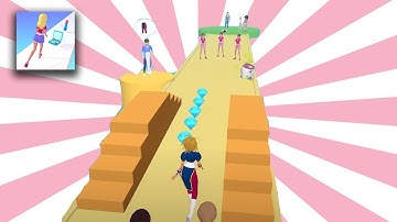 Makeover Run 👩‍❤️‍💋‍👨💍🌸 all levels walkthrough gameplay android and iOS #3