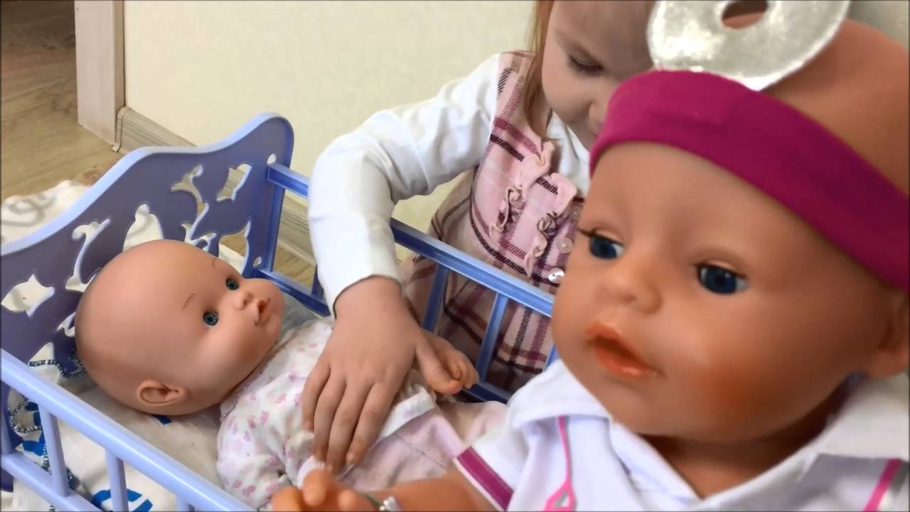 Кукла Беби Борн.Игра в доктора с Беби Бон. - YouTube