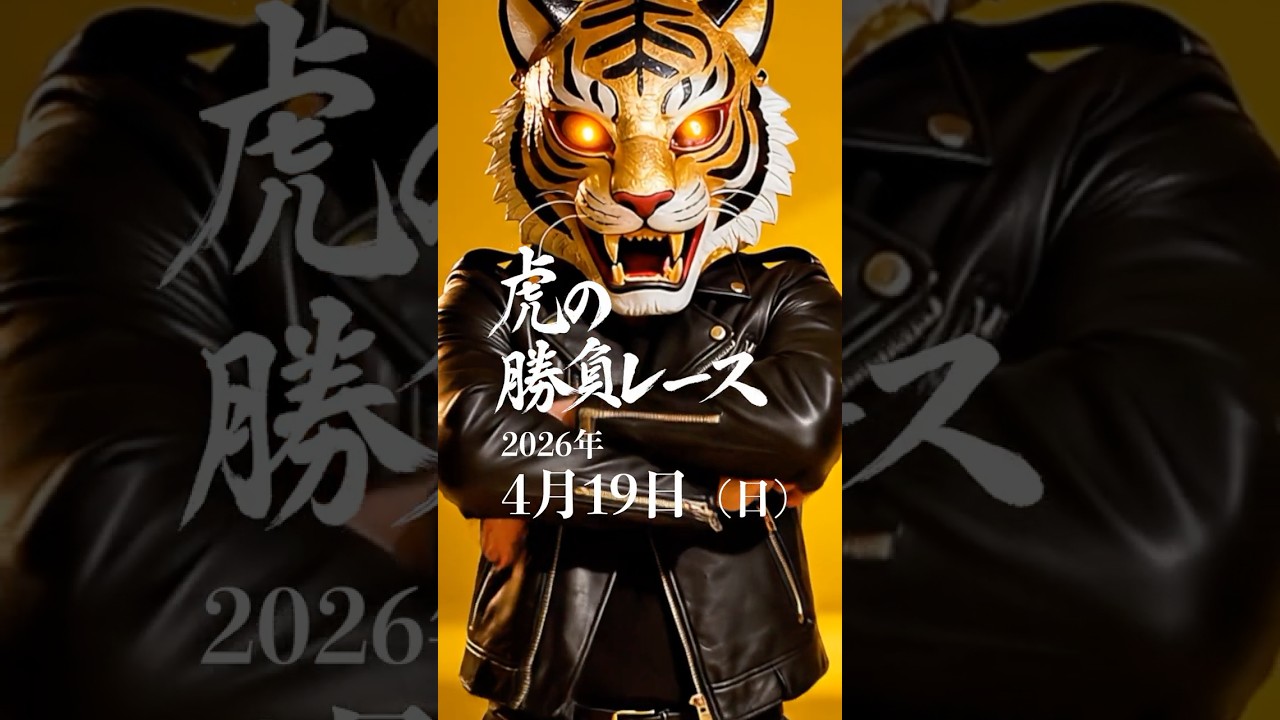 【虎の勝負レース】4月19日（日）