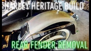 Como remover o para lama traseiro da Harley Davidson Heritage Softail 2003 harle