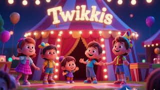 Circus Twinkle Lights 🎪✨ | Magical Night Kids Song & Sing Along