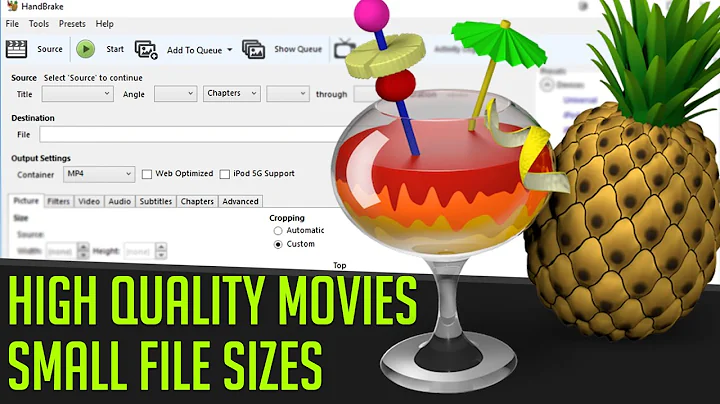 Email Better Quality Movie Files with Hand Brake
