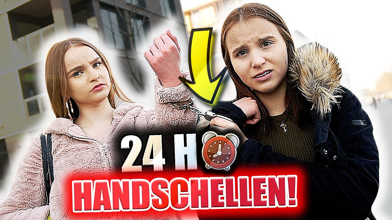 24 STUNDEN in HANDSCHELLEN mit Schwester 😩  - Celina